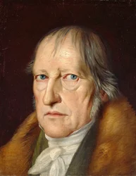 Porträtt av Georg Wilhelm Friedrich Hegel (1770-1831), av Schlesinger, Jakob (1792-1855). Olja på duk