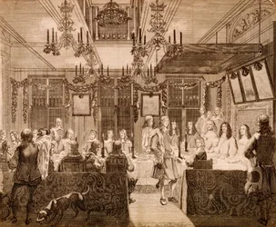 Den stora festen för Hollands ständer till kungen och kungafamiljen, 1660
