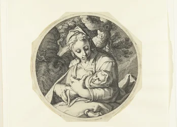 Maria med Kristusbarn Maria med Kristusbarnet och Josef med snickarverktyg (serietitel)