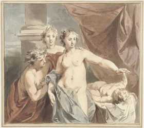 Ceres, Venus, Bacchus och sovande Amor