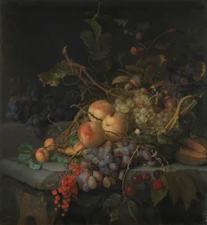 Stilleben med frukt