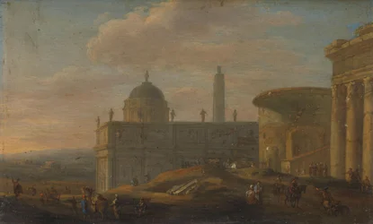 Italiensk stadsvy