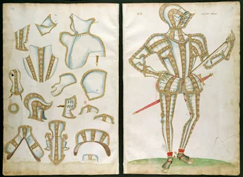 Suit of Armor for My Lorde Skrope, från `An Elizabethan Armourer