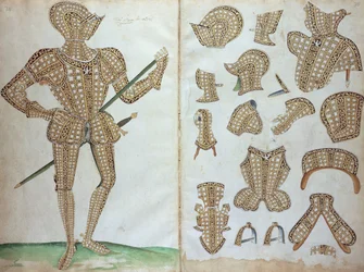 Suit of Armor för Sir Henry Lee, från "An Elizabethan Armourer