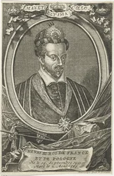 Porträtt av Henrik III av Frankrike, kung av Polen och storhertig av Litauen