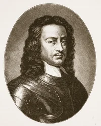 John Hampden, illustration från 