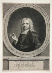 Porträtt av Daniel Gerdes, efter J.M. Quinkhart