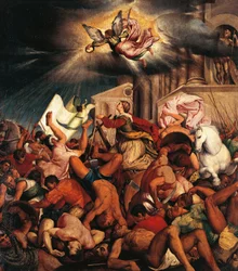 Sankta Katarinas martyrskap, av Jacopo Bassano (ca 1510-1592)