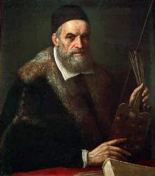 Barock: Självporträtt av Bassano, Jacopo, den äldre (ca 1510-1592)