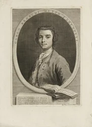 Porträtt av sångaren Farinelli Carlo Broschi 1705-1782, 1735