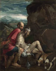 Den barmhärtige samariten, ca 1550-70