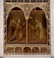 Annunciation.Den Helige Andes duva. (Målning