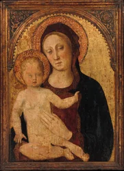 Madonna och barn, troligen 1440-talet.
