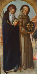 Sankt Antonius abbot och Sankt Bernardino av Siena