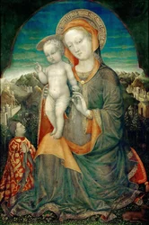 Ödmjukhetens Madonna älskad av Lionello d
