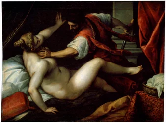 Tarquinius och Lucretia, 1500- eller tidigt 1600-tal