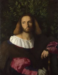 Porträtt av en poet Ludovico Ariosto, ca. 1516