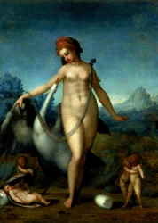 Leda och svanen, ca 1512-13