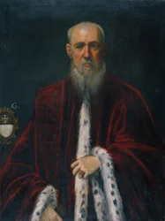 Porträtt av åklagaren Alessandro Gritti