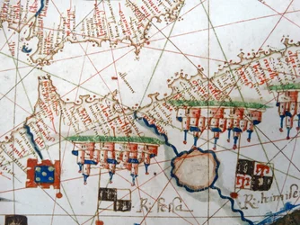 Renässanskarta över Europa, Jacopo Russo (efter) 1528