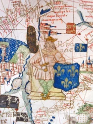 Renässanskarta över Europa, Jacopo Russo, (efter) 1528