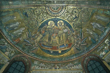 Jungfru Marie kröning, absiden i basilikan Santa Maria Maggiore, Rom, 1287-92