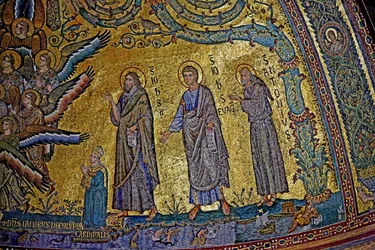 Kardinalerna, absid, ca 1290 (mosaik)
