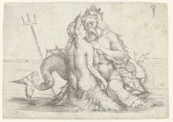 Triton och Nereid i omfamning