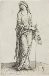 Judith håller Holofernes huvud