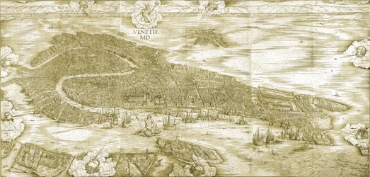 Utsikt över Venedig