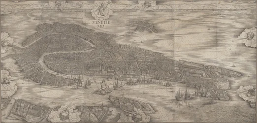 Utsikt över Venedig