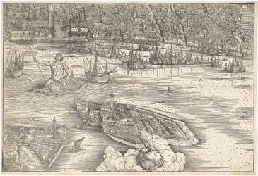 Utsikt över Venedig [nedre mittblocket], 1500.
