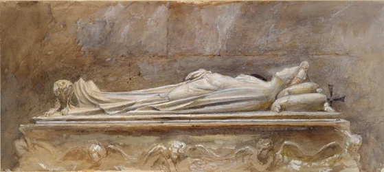 Ilaria del Carettos gravmonument i domen i Lucca, 10 augusti-26 september 1874