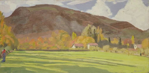 Genom Rachais (olja från kanvas)
