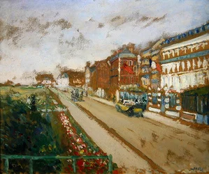 Dieppe, ca 1920 (olja på duk)