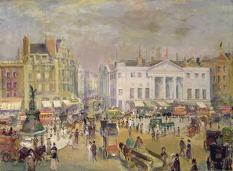 Piccadilly Circus, ca 1908-9 (olja på duk)