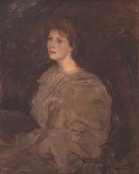 Porträtt av Mabel Beardsley