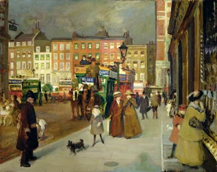 Sloane Street, London, ca 1908-09 (olja på duk)