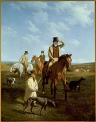 Porträtt av Lord Rivers och hans vänner