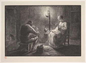 Natt, ur serien, Fyra gånger om dagen, 1830-75.