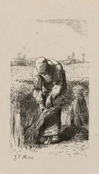 Kvinna som drar lin