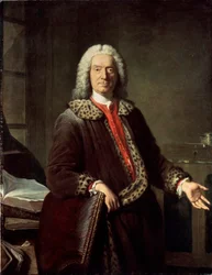 Porträtt av poeten och tragedianen Prosper Jolyot de Crébillon, 1746