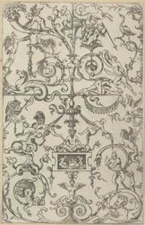 Grotesk panel, 1550.