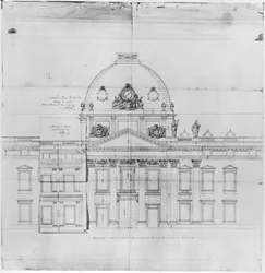 Design för Ecole Militaire i Paris, 1769