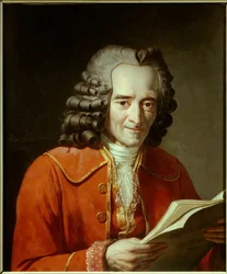 Porträtt av Voltaire (sägde Francois Marie Arouet