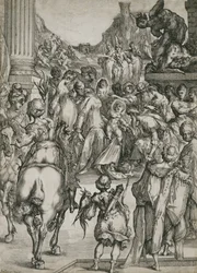 The Adoration of the Magi, c.1614-17 (etsning med gravyr)