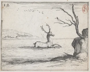 En hjort i vattnet - nej. 12 från serien