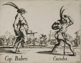 Kapten Babeo - Cucuba, plansch 16 från Balli di Sfessania
