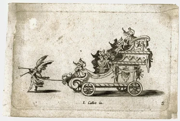 Combat a la barriere: en stridsvagn ... (gravyr)