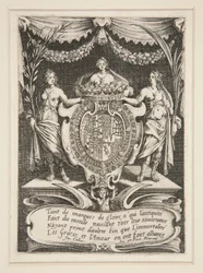 Bekämpa? la Barri?re, Frontispice, The Arms of Lorraine-Chevreuse